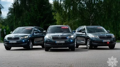 Службовий автомобіль патрульної поліції для автоматичної фіксації порушень швидкості