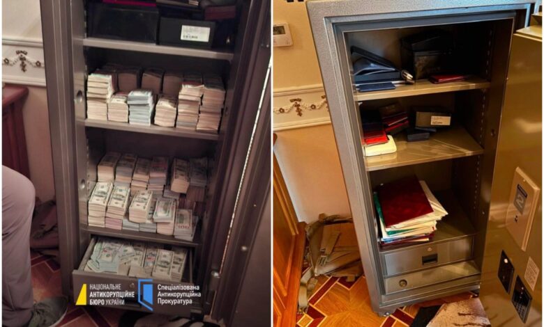 Фото НАБУ та Віталій Сердюк