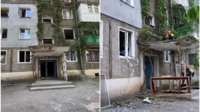 дім, пошкоджений внаслідок вибуху газу