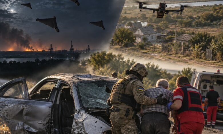 Росіяни били "Шахедами" та FPV-дронами по Миколаївщині: поранено 65-річного чоловіка