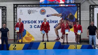 Миколаївські спортсмени під час всеукраїнського турніру з боротьби самбо