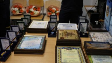 Урочисте нагородження працівників ДСНС у Миколаєві до Дня рятувальника