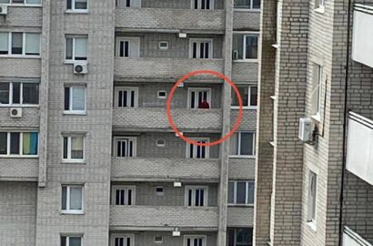 Порятунок підлітка з балкона багатоповерхівки у Південноукраїнську