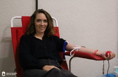 Працівники Миколаївської міської ради під час здавання донорської крові