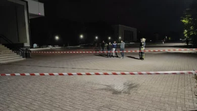 Місце вибуху гранати у Шептицькому Львівської області