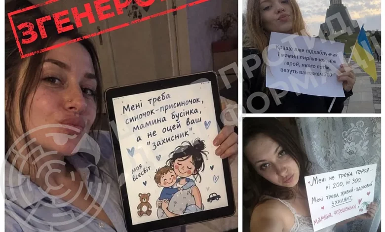 Фейкові зображення про протест проти мобілізації, створені за допомогою штучного інтелекту