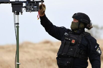 Спецпризначенець поліції Олександр, який служить у мобільній групі захисту неба Миколаївщини