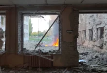 Наслідки російського удару керованими авіабомбами по Сумах 29 вересня 2026 року
