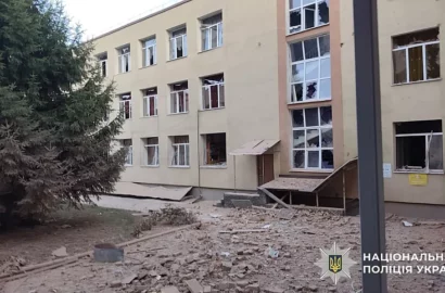 Наслідки російського удару керованими авіабомбами по Сумах 29 вересня 2026 року