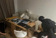 Вилучена техніка з шахрайського call-центру в Миколаєві
