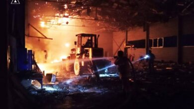 Ліквідація однієї з трьох пожеж на Миколаївщині