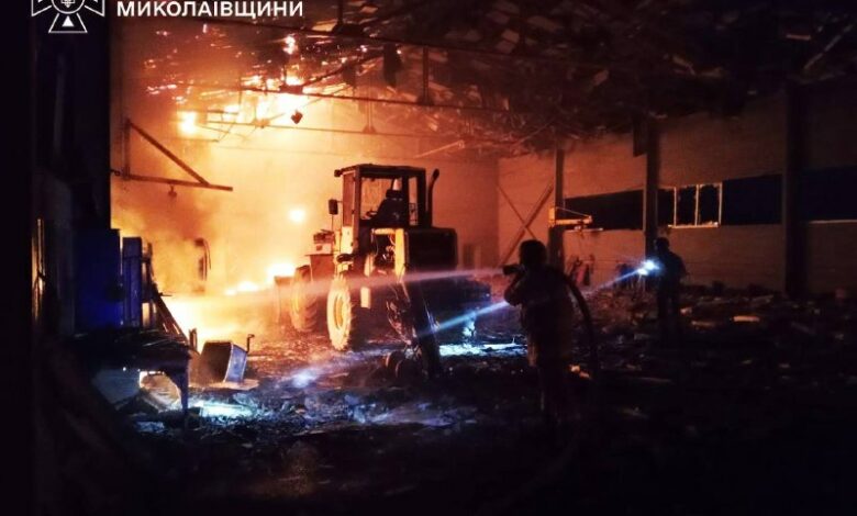 Ліквідація однієї з трьох пожеж на Миколаївщині