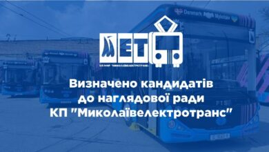Кандидати до наглядової ради КП "Миколаївелектротранс"