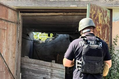 Наслідки атаки безпілотників на сільськогосподарське підприємство у Миколаївському районі
