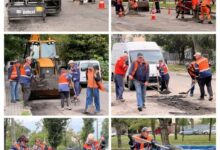 Роботи з благоустрою доріг у Миколаєві