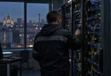 Пошкоджений унаслідок російської атаки дата-центр