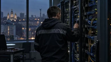 Пошкоджений унаслідок російської атаки дата-центр
