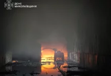 Наслідки атаки безпілотників Shahed на Миколаївщині