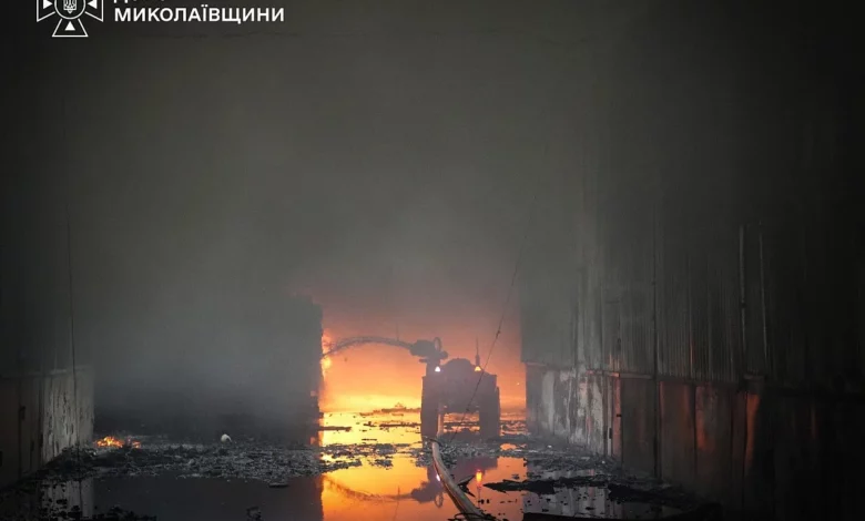 Наслідки атаки безпілотників Shahed на Миколаївщині