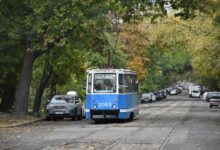 Ремонт трамвайної колії у Миколаєві