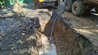Ремонт аварії на водопровідній мережі на вулиці Миколаївській у Миколаєві