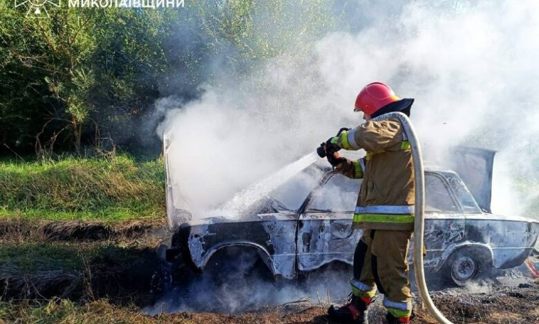 Ліквідація пожежі на Миколаївщині