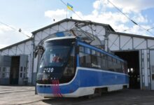 Трамвай №3 у Миколаєві, маршрут якого змінили через ремонт стрілки