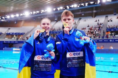 Олексій Середа під час підготовки до чемпіонату Європи зі стрибків у воду
