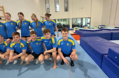 Олексій Середа під час підготовки до чемпіонату Європи зі стрибків у воду