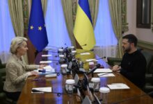 Володимир Зеленський та Урсула фон дер Ляєн — ілюстративне фото Офісу Президента