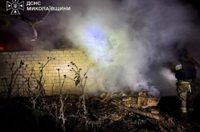 Наслідки атаки безпілотників на житлові будинки в Дмитрівці на Миколаївщині