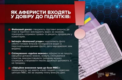 Шахраї обіцяють підліткам права категорії B з 16 років