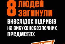 Трактор у полі на місці вибуху в Баштанському районі
