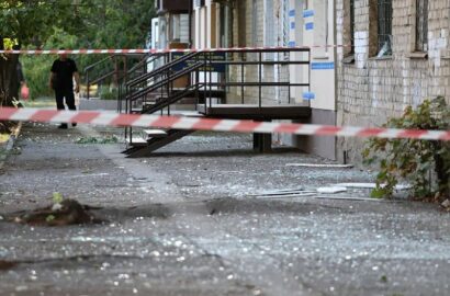 Последствия российского удара по Николаеву, фото из официального сообщения полиции