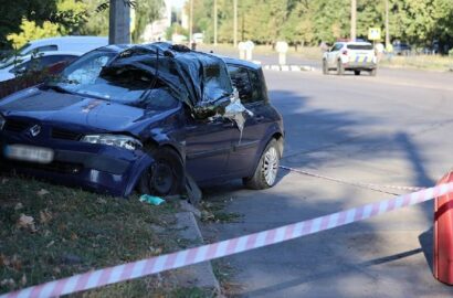 Последствия российского удара по Николаеву, фото из официального сообщения полиции