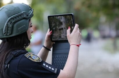 Последствия российского удара по Николаеву, фото из официального сообщения полиции
