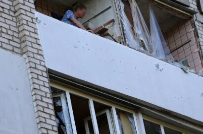 Последствия российского удара по Николаеву, фото из официального сообщения полиции