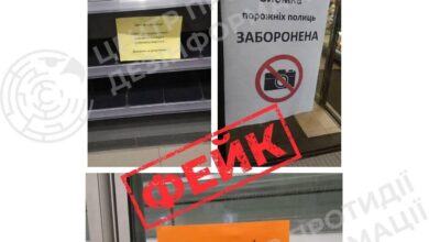 продукти нестача, порожні полиці, фейк