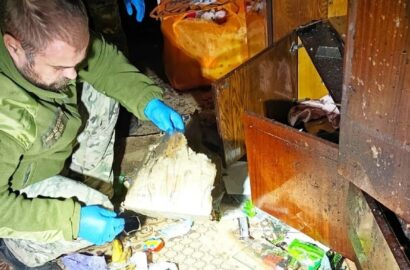 Наслідки вибуху саморобного пристрою в квартирі на Миколаївщині