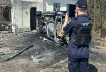 Наслідки атаки БпЛА на приватні будинки та автомобілі у Миколаєві