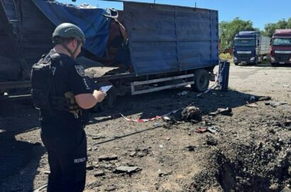 Ілюстративне фото наслідків атаки безпілотників на Миколаївщині