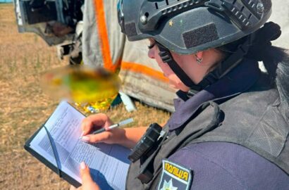 Ілюстративне фото наслідків атаки безпілотників на Миколаївщині