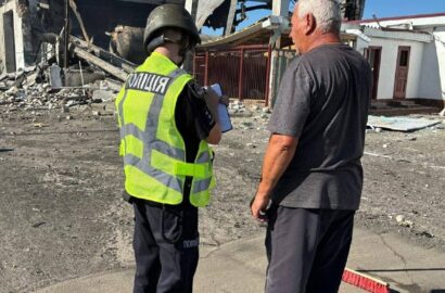Ілюстративне фото наслідків атаки безпілотників на Миколаївщині