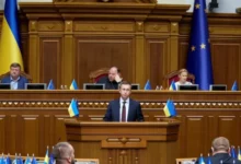 Сергій Корецький виступає перед Верховною Радою України, архівне фото PAP