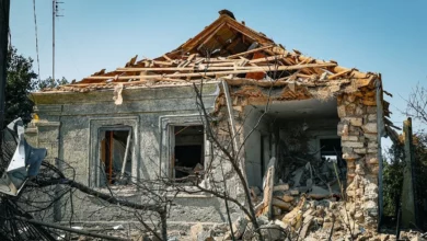 Пошкоджені житлові будинки в Миколаєві після ранкової атаки ударного дрона