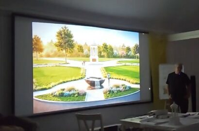 Концепція майбутньої меморіальної площі на честь Томаса Кобле у Коблевому