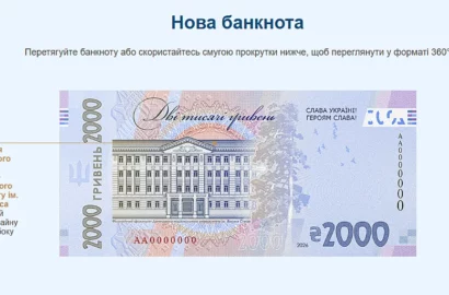 Нова банкнота номіналом 2000 гривень із портретом Василя Стуса