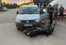 Зіткнення Volkswagen Caddy та мотоцикла у Врадіївці на Миколаївщині