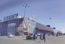 Відео атаки «Шахеда» на «Епіцентр» у Миколаєві