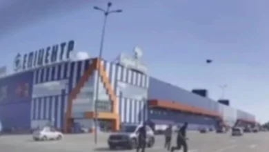 Відео атаки «Шахеда» на «Епіцентр» у Миколаєві